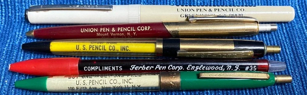 VTG Pen Promo Ferber Unipeco Sample Advertising Old Lot 971A